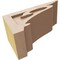 Ekena Millwork 8"W x 16"D x 8"H Wide Mayflower Rough Cedar Woodgrain TimberThane Corbel, Primed Tan CORUR08X16X08MAYRCPR - alternate 2